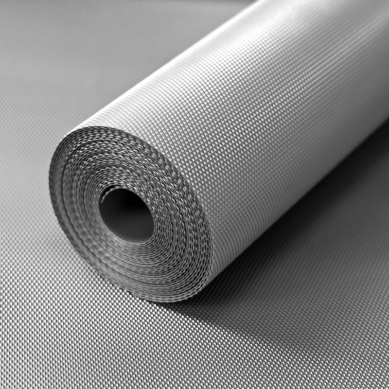 Kuber Industries Multipurpose Textured Super Strong Anti-Slip Mat Liner - Size 45X150cm (1.5 Meter Roll, Grey) - CTKTC22133 - Image 1