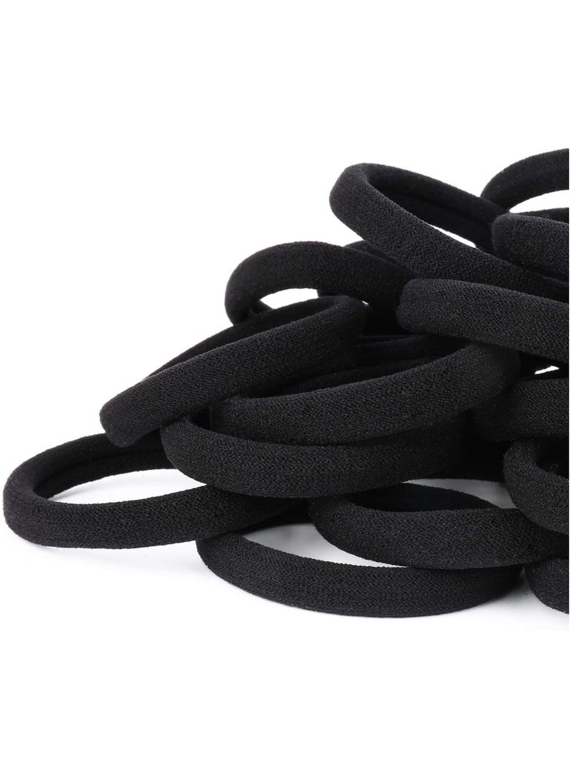 6 Pieces Metal Free Elastic Hair Bands Suitable for Thick and Curly Hair - Image 1