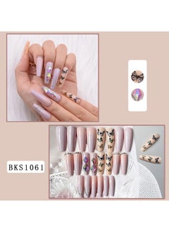 BKS1061 Diamond Butterfly Nail