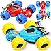 ZYSUN Toddler Monster Truck ToysDinosaur Toys for Ages 34 Friction Spin Stunt Race Cars2 PCS Push and Go Baby Toy CarsOff Road 360 Rotating TrucksChristmas Birthday Gifts for Kids 3 Year Old Boys Girls - Image 2