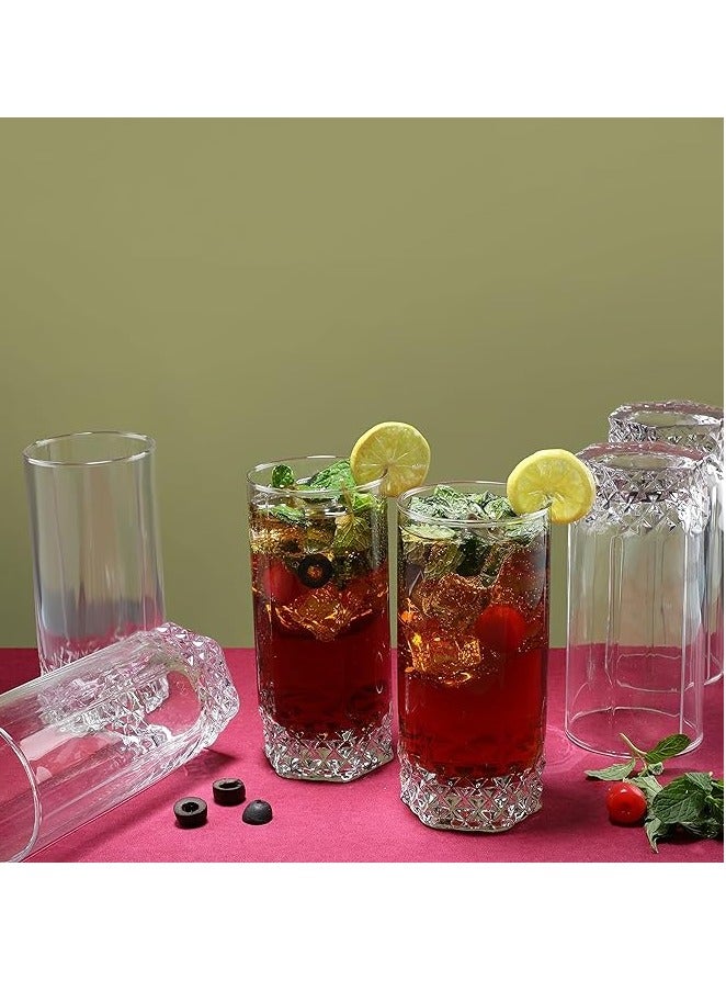 Pasabahce 6-Piece Valse Long Tumbler Set 440 ml Clear - Image 4