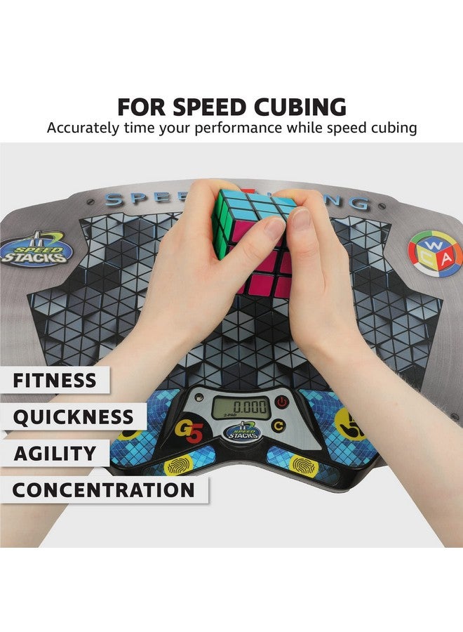 SPEED STACKS | Cubing Pack (G5 Timer And Mat) | Accuracy To .001 Seconds | Designed For Competitive Cubing | Endorsed By The World Cubing Association - Image 2