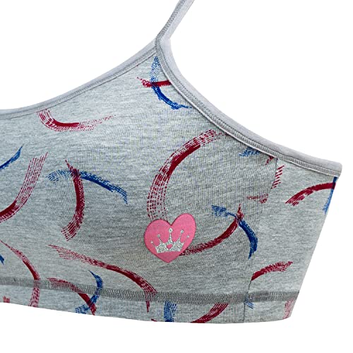 Sillysally Store Sillysally Pack of 3 Girls Beginners Bra Sport Bra Non Padded Non Wired Double Layered Fabric - Image 5