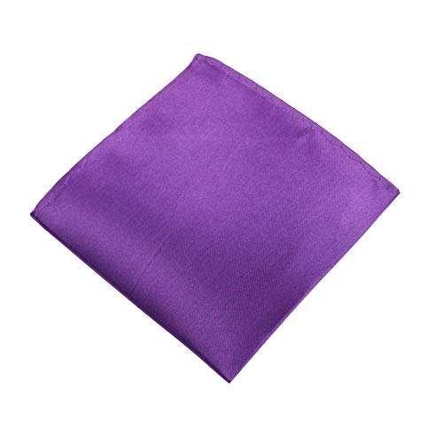 GUCHOL Boys Bow Tie Pocket Square Necktie - 3 Piece Set for Kids with Wedding Praty (Purple, 1-6 Year) - Image 5
