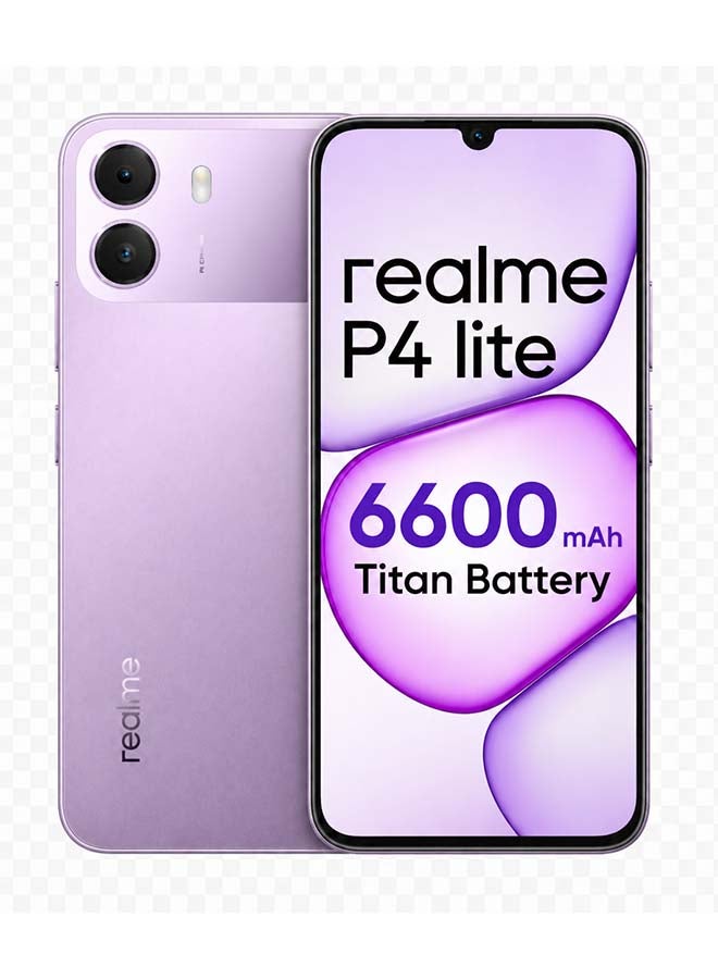 realme P4 lite 4G Dual SIM Pulse Purple 4GB RAM 128GB - International Version - Image 1