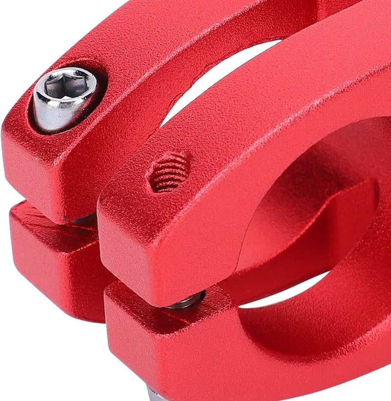 FASTPED Bicycle Handle Stem 31.8mm with 31.8mm Aluminum Alloy MTB Handlebar Riser Bar for Mountain Bike 720/780MM (Red) (D) Hollowed Short Handlebar Short Bar Aluminium Bike Stems Red - Image 3