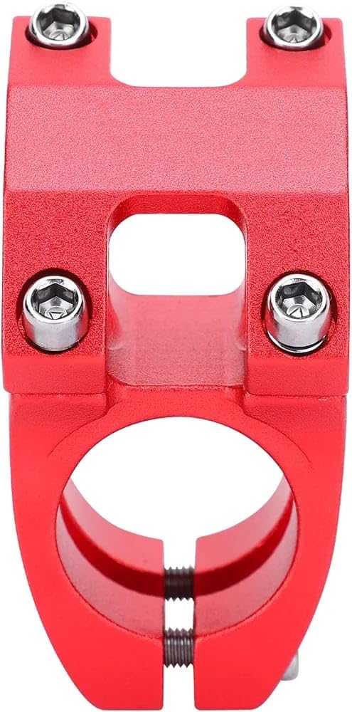 FASTPED Bicycle Handle Stem 31.8mm with 31.8mm Aluminum Alloy MTB Handlebar Riser Bar for Mountain Bike 720/780MM (Red) (D) Hollowed Short Handlebar Short Bar Aluminium Bike Stems Red - Image 4