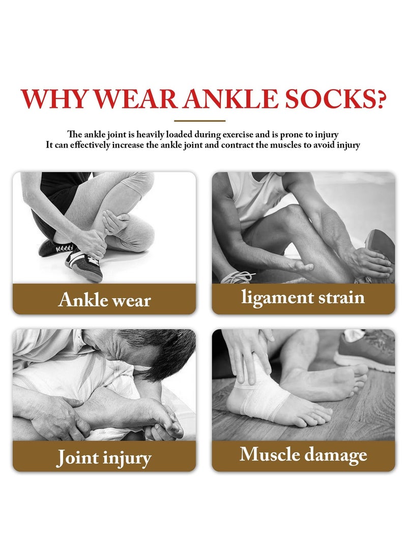 SYOSI 2 Pairs Dr. Sock Soothers - Neuropathy and Plantar Fasciitis Relief Compression Socks - Anti-Fatigue Foot Sleeve for Men Women, Pain Relief Support - Size L (Purple) - Image 2