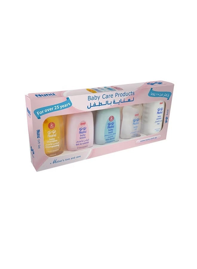Pack Of 5 Baby Care Products Set
