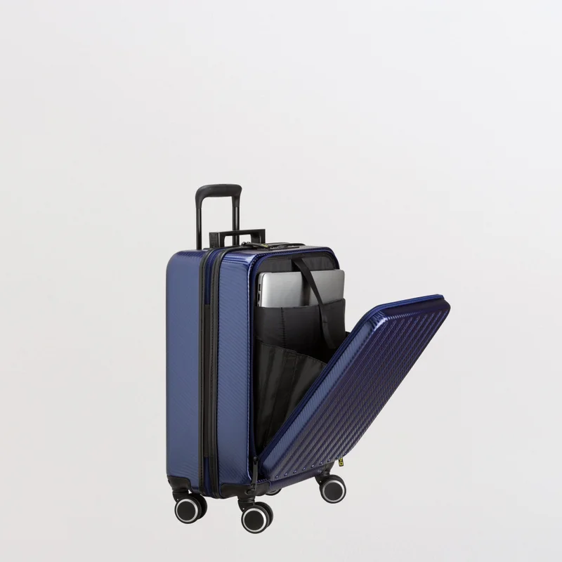 Carpisa Navy Blue Hard Trolleys S-Carbonlux Go Luggage  | Best Price UAE
