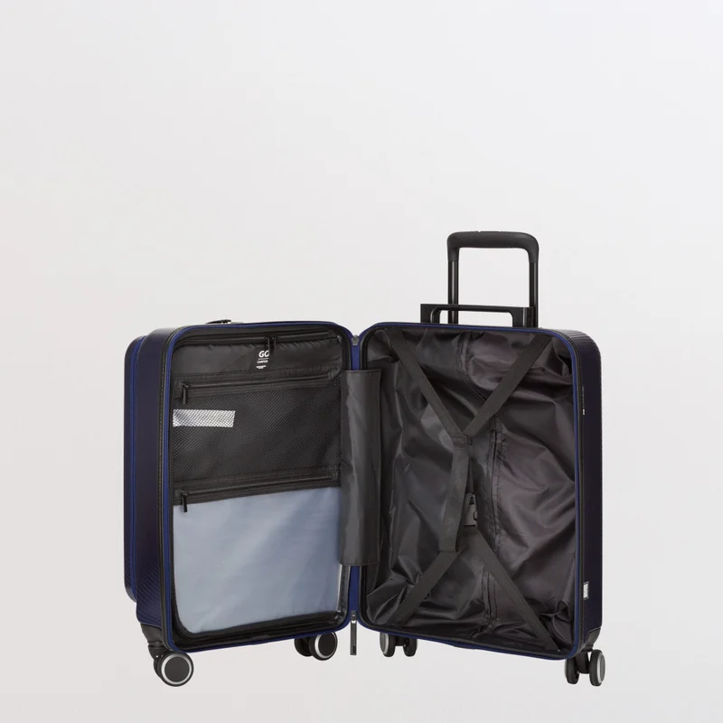 Carpisa Navy Blue Hard Trolleys S-Carbonlux Go Luggage  | Best Price UAE