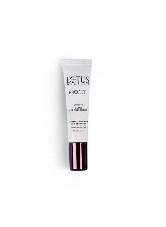 Lotus Makeup كريم مرطب سيلك تاتش جلو ستروب من برويديت باللون الذهبي؛ فيتامين إي من التوت الأبيض الياباني ساكورا؛ لمسة نهائية ندية؛ 20 جرام  - Image 2