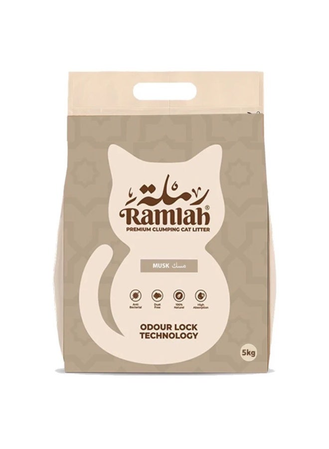Cat Litter Ramlah Premium Clumping Cat Litter Aloe Vera 5 Kg from pets zone - Image 3