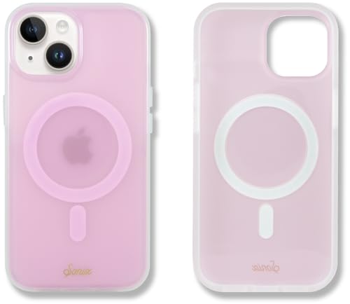 Sonix Protective Phone Case for iPhone 15 14 13 Compatible with Magsafe 10ft Drop Tested Jelly Pink - Image 1