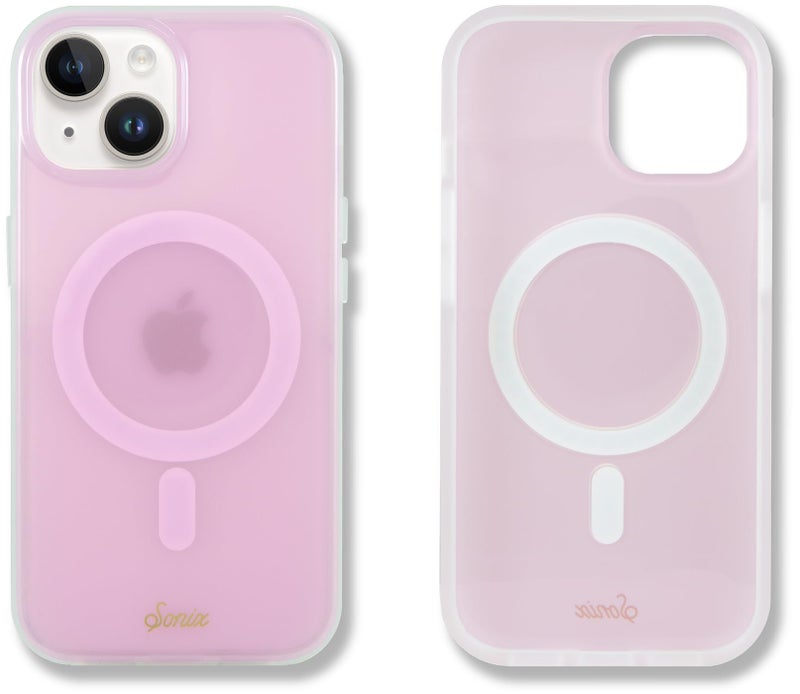Sonix Protective Phone Case for iPhone 15 14 13 Compatible with Magsafe 10ft Drop Tested Jelly Pink - Image 2