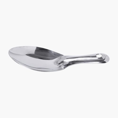 GS KITCHENWARE GS Stainless Steel Rice Serving Spoon, Rice Ladle/Chamcha for Serving, Bhatiya Chamcha Set of 1. - Image 5