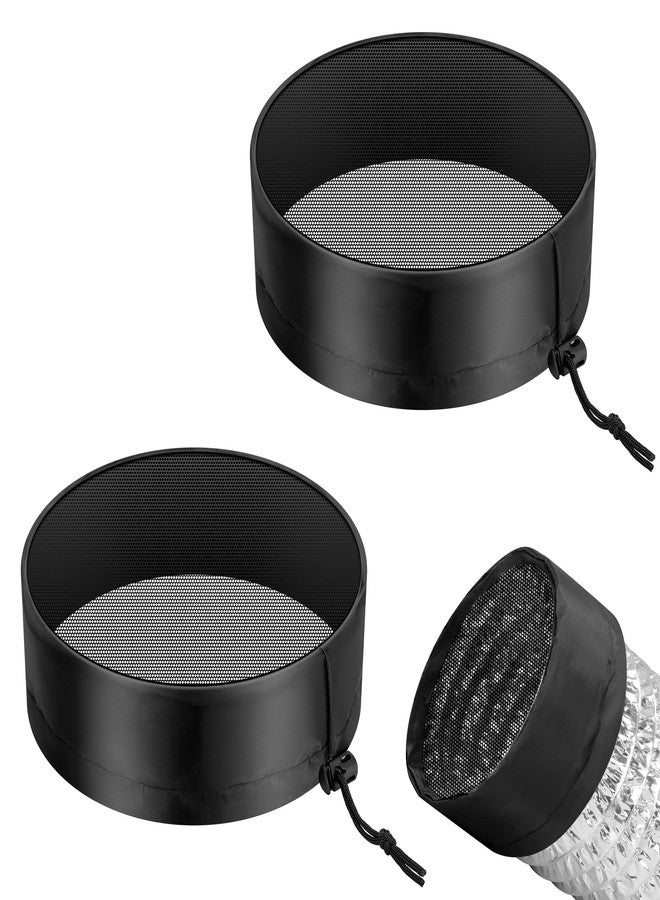 VIVOSUN 2-Pcs. Grow Tent Vent Cover, 8" Duct Filter Vent Cover with Elastic Band and Fixed Buckle for Plant Grow Tent Vent - Image 1