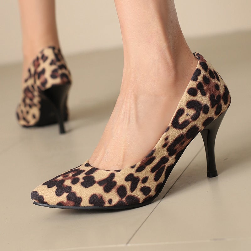 Independent Station Export Model 2025 Spring Elegant Stiletto Pointed Toe 31-50 Size Office Shoes For Women - Image 5