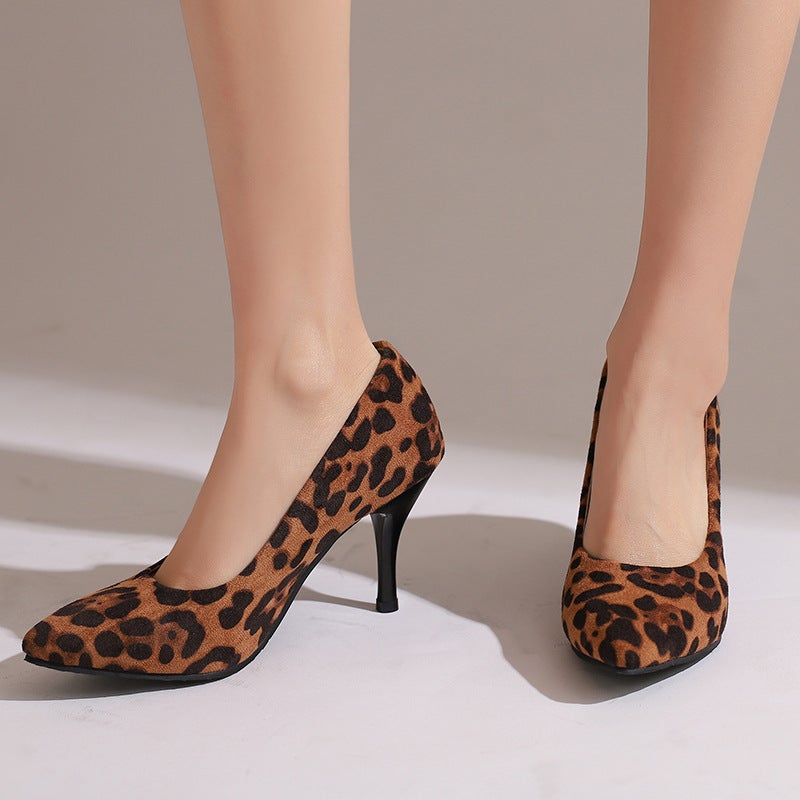 Independent Station Export Model 2025 Spring Elegant Stiletto Pointed Toe 31-50 Size Office Shoes For Women - Image 2