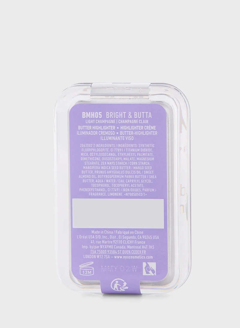 NYX PROFESSIONAL MAKEUP Buttermelt Highltr Bright And Butta