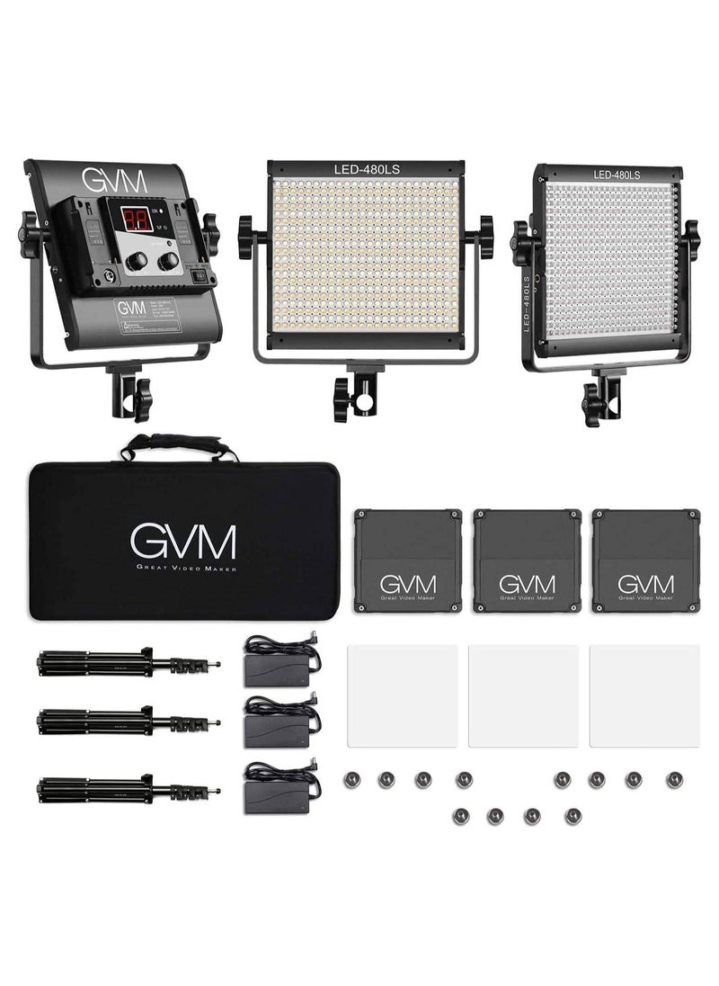 GVM Great Video Maker CRI97/TLCI97 ED Lighting Kits with App Control (Pack of 3) - pzsku/Z0B6008CF5F71CBC9E185Z/45/_/1738391789/640505aa-f4ab-49d9-9a8b-b6d8b00af78d