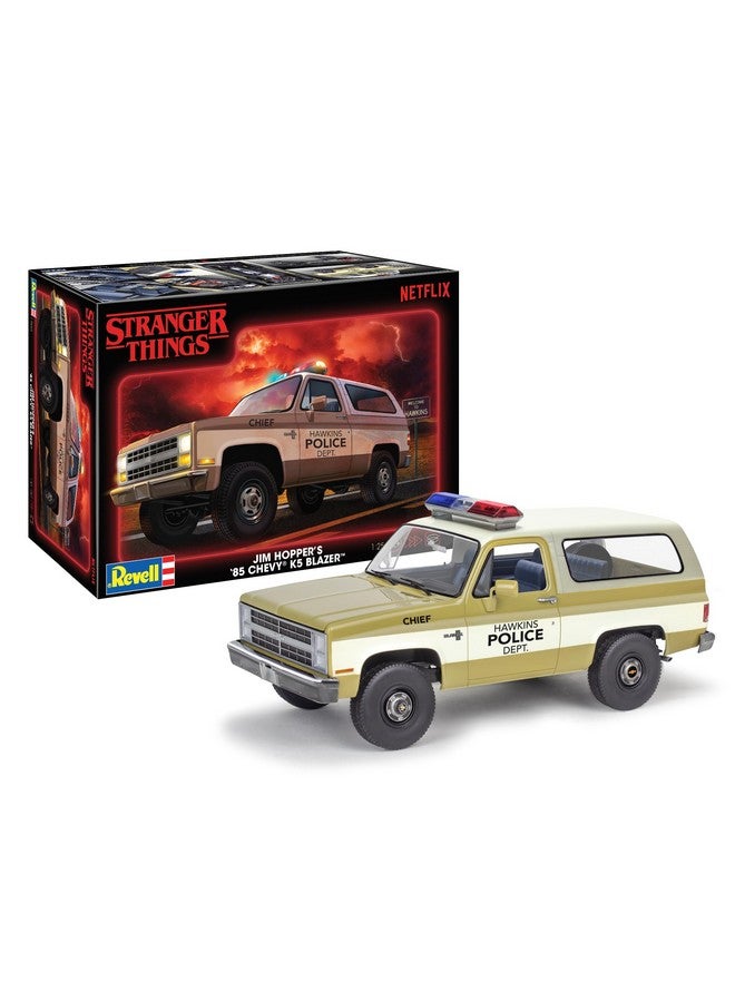 Revell Revell 14558 Stranger Things Jim Hopper's '85 Chevy K5 Blazer 1:25 Scale 160-Piece Skill Level 4 Model Building Kit  - Image 1