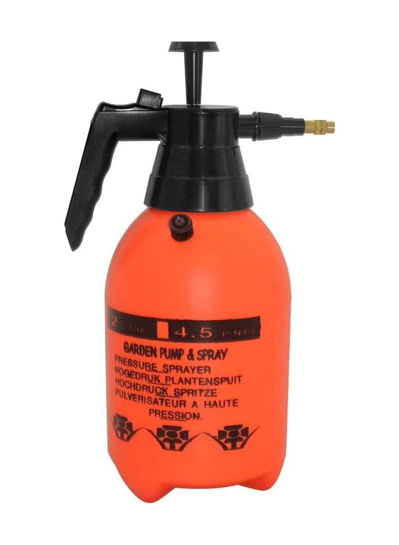بخاخ ضغط للحديقة قطعة واحدة زجاجة رذاذ مياه للحديقة زجاجة رذاذ مبيدات الأعشاب 2 لتر - Image 1