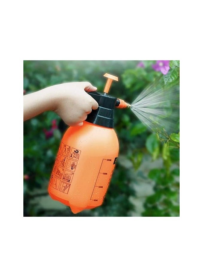 بخاخ ضغط للحديقة قطعة واحدة زجاجة رذاذ مياه للحديقة زجاجة رذاذ مبيدات الأعشاب 2 لتر - Image 5
