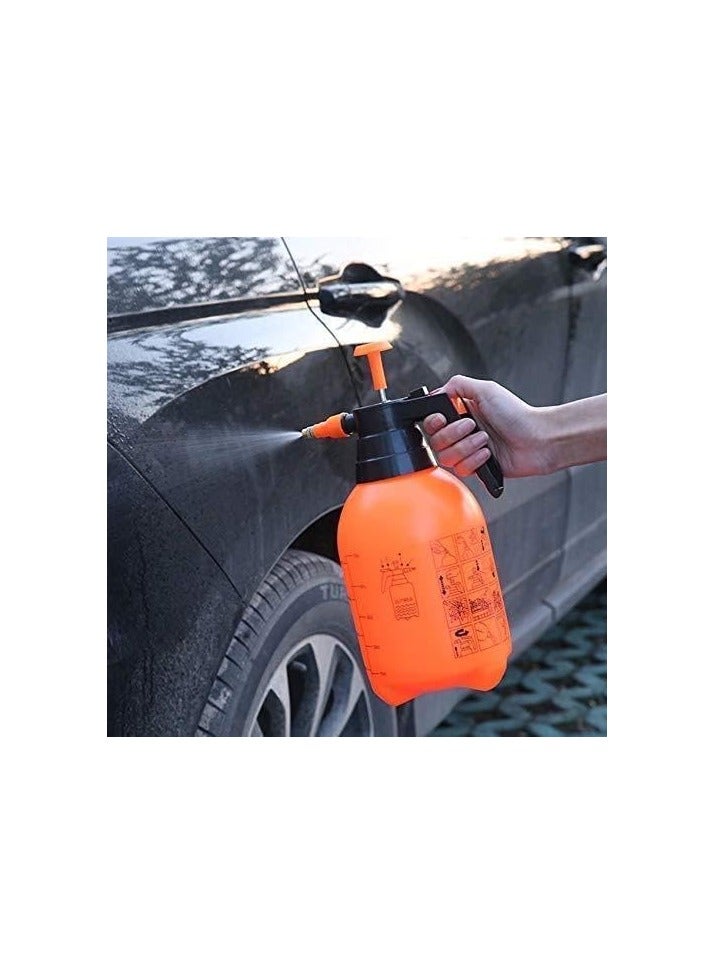 بخاخ ضغط للحديقة قطعة واحدة زجاجة رذاذ مياه للحديقة زجاجة رذاذ مبيدات الأعشاب 2 لتر - Image 3