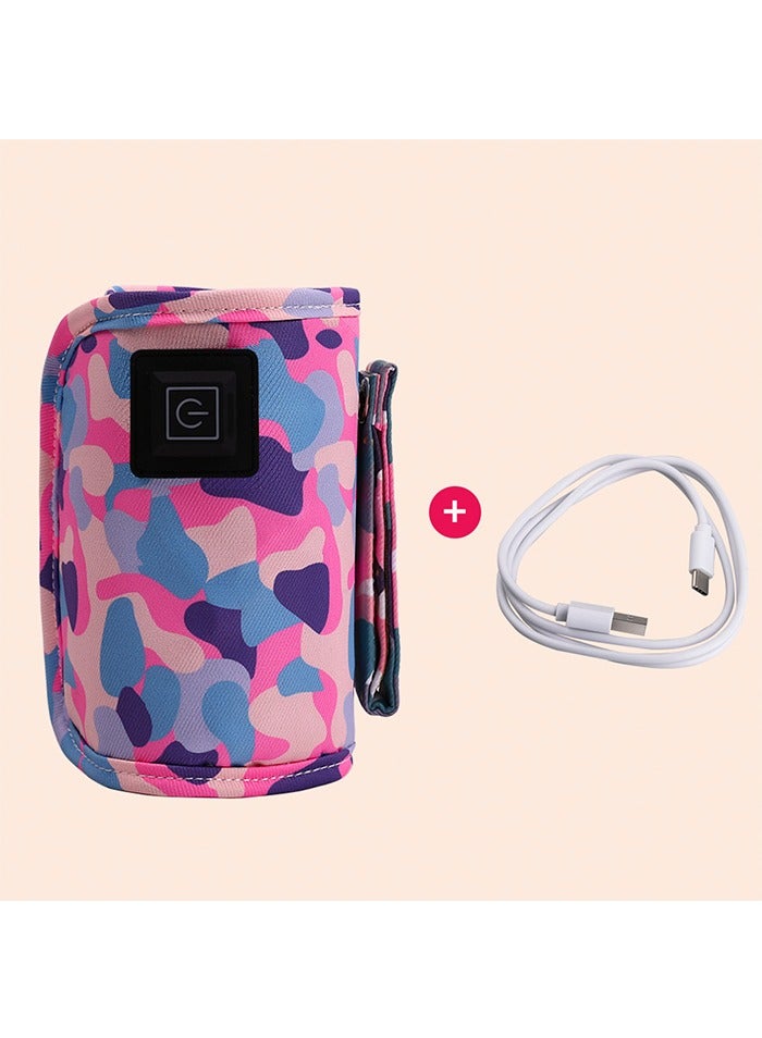 Baby Bottle Warmer Portable Car Travel USB Charging Bottle Heater 3 Temperature for Breastfeeding - Image 2