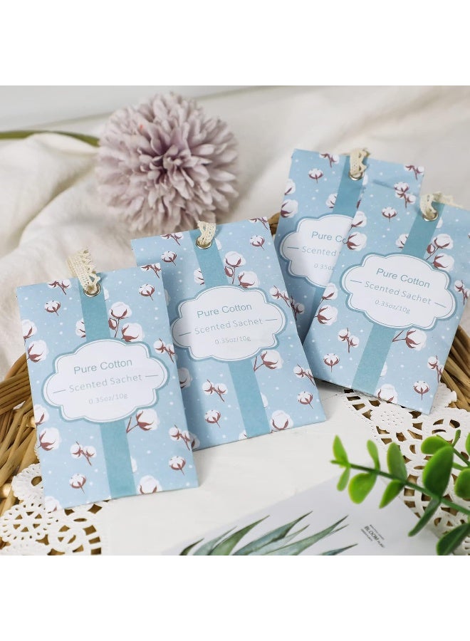 SCENTORINI SCENTORINI Sachets for Drawers and Closets, Cotton Scented Sachets for Home Drawers and Closets, 14 Pack Sachets Bags Home Fragrance Sachet  - Image 5