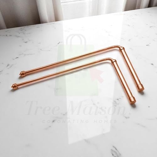 TREE MAISON CORONATING HOMES Full Copper Dowsing L Rods Pair | Diameter-8 MM | Aura Energy Checker | Finding Underground Water & Geopathic Stress | Reiki | Divining Rods (Pendulum Assorted) - Image 5