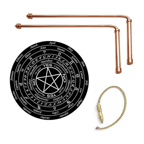 TREE MAISON CORONATING HOMES Full Copper Dowsing L Rods Pair | Diameter-8 MM | Aura Energy Checker | Finding Underground Water & Geopathic Stress | Reiki | Divining Rods (Pendulum Assorted) - Image 1