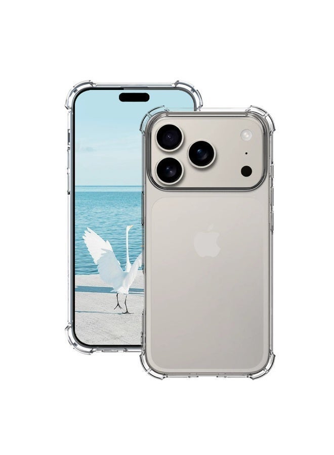 Mini Treasures Case for iPhone 17 Pro 6.3-Inch Shockproof Phone Bumper Cover, Anti-Scratch Clear Back (Clear) - Image 1