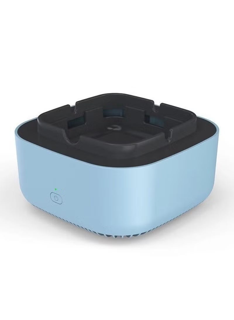 ELTRAZONE Air Purifier Ashtray Multifunction Negative Ion Smokeless Air Cleaner Odor Removal Quiet Air Freshener Compact Indoor Smoke Eliminator for Home Office Car Use Portable Modern Design Ashtray Air Purifier Device - Image 3