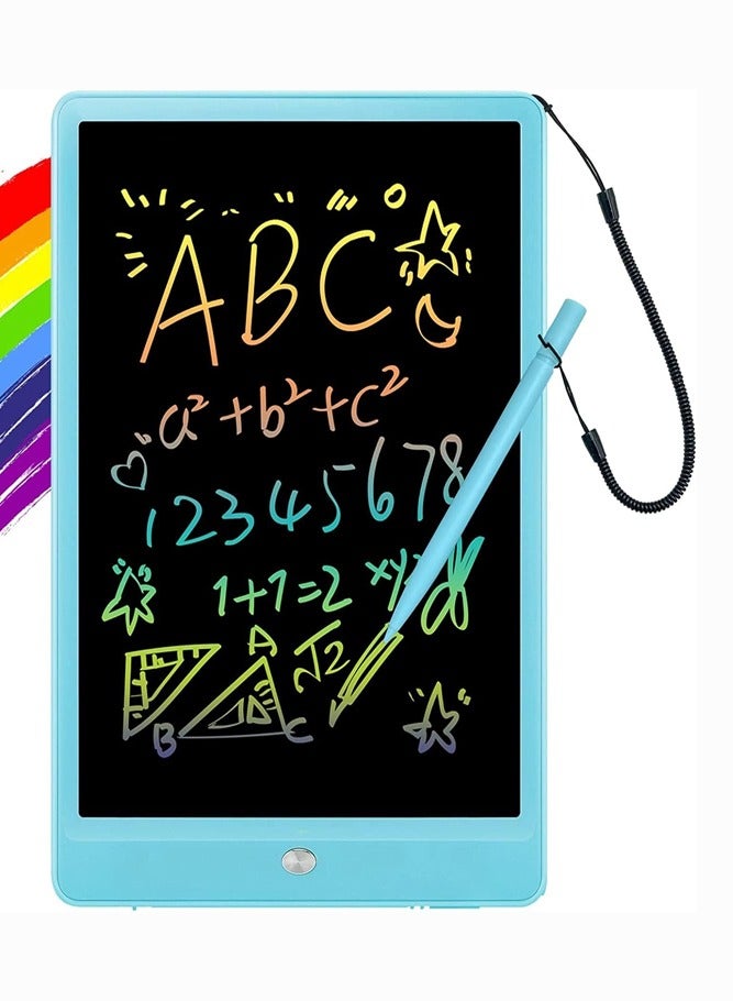 BELLSBERRY LCD Writing Tablet for Kids – 10 Inch Erasable Doodle Board, Colorful Drawing Pad with Stylus, Educational and Learning Gift for Children - Image 1