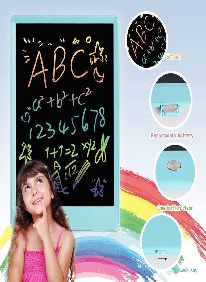 BELLSBERRY LCD Writing Tablet for Kids – 10 Inch Erasable Doodle Board, Colorful Drawing Pad with Stylus, Educational and Learning Gift for Children - Image 4