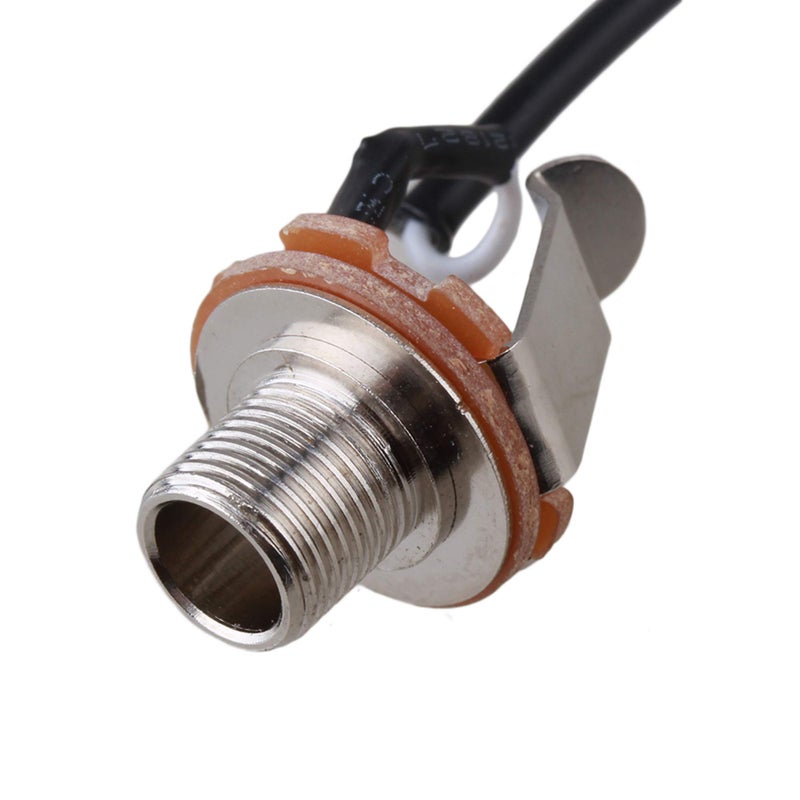 Lovermusic Socket Dia 0.25inch Piezo Transducer Pickup Microphone Contact Replacement Parts for Guitar - Image 4