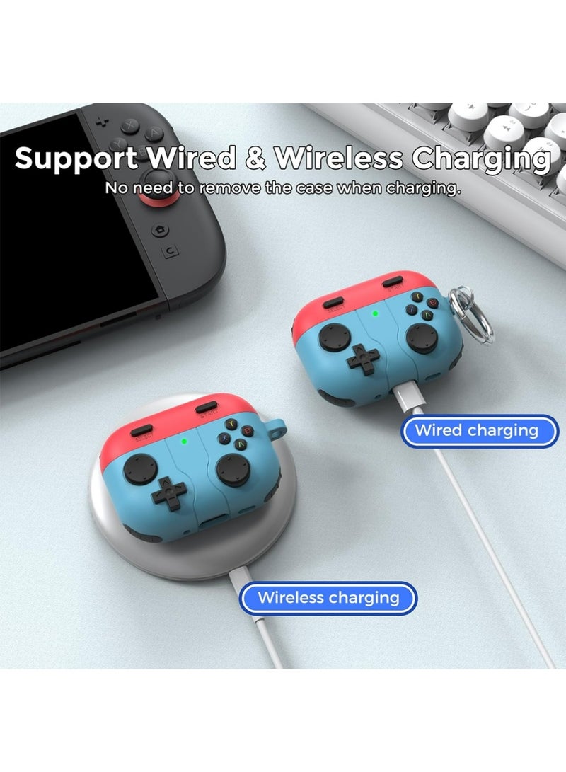 إكس ليفيل غطاء حالة AirPods Pro 3 مع مجموعة تنظيف تصميم وحدة تحكم الألعاب المحمولة الرجعية لشركة AirPods Pro من الجيل الثالث غطاء السيليكون الوقائي الناعم لشركة Apple AirPods Pro من الجيل الثالث 2025 - Image 5