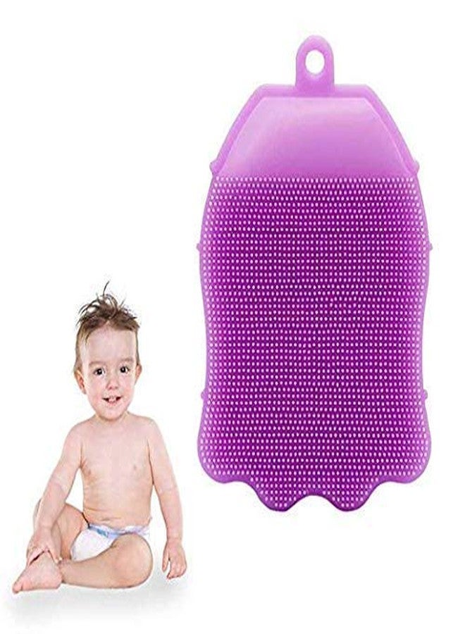 WOLTAX Silicone Bath Brush Body Scrubber Bath Glove Anti Cellulite Shower Brush Scrub Wash Bath Shower Glove Exfoliating Skin SPA Massage Scrubber - Image 2
