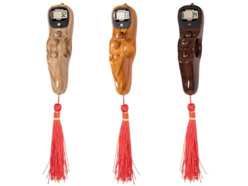 Hitopin 3 Pieces Portable Handheld Digital Beads Counter, Prayer Digital Finger Counters, Digital Tasbih Electronic Rosary Tally Counter, for Meditation, Relaxation, Muslim Prayer - Image 1