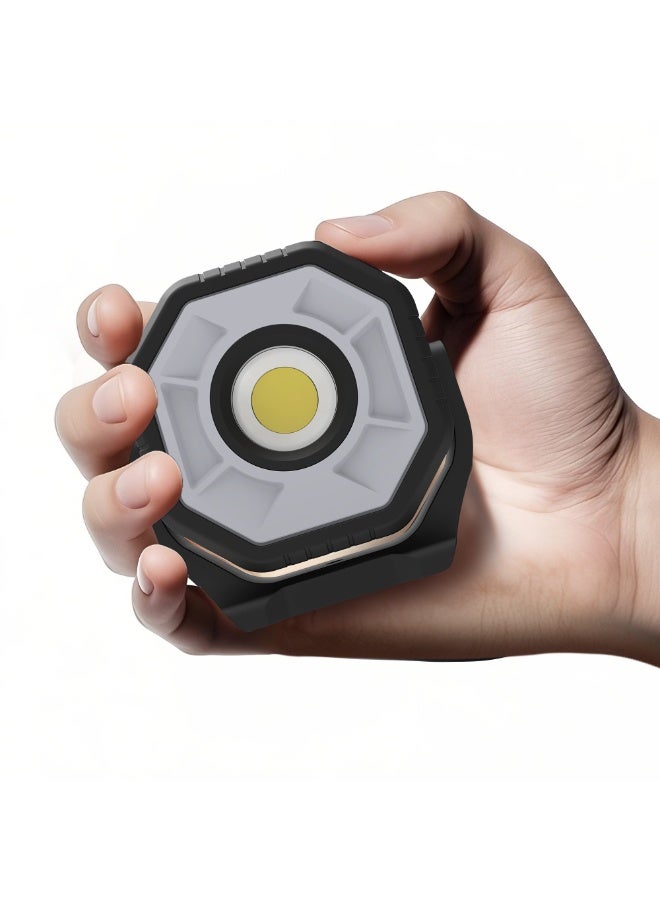 Smart Rahah F8000 Industrial Magnetic Rotating , 800 Lumen Crush-Proof Flashlight, Vehicle-Grade Impact Resistance, 3 Modes With 8H Runtime, Ideal For Repair Engineering Camping - Image 1