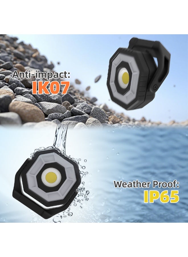 Smart Rahah F8000 Industrial Magnetic Rotating , 800 Lumen Crush-Proof Flashlight, Vehicle-Grade Impact Resistance, 3 Modes With 8H Runtime, Ideal For Repair Engineering Camping - Image 3