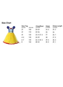 Excefore Girls Mermaid Costume Princess Dress Up with Accessories, 130cm  - Image 3