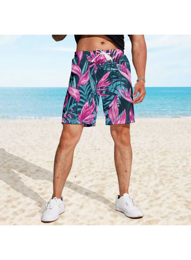 New Style Graffiti 3d Beach Shorts Casual Loose Men's 3d Shorts Digital Print Beach Shorts