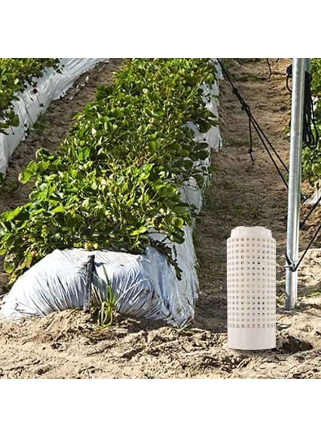 PVC Compost Tube For Garden Waste Processing With Secure Lid For Small Flower Pots And Raised Beds - Image 4