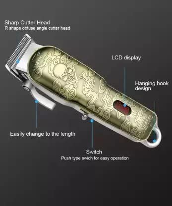 DALING Men Dl-1319 Cordless Led Display 3 Hours Runtime Hair Clipper Trimmer 180 Min Runtime 15 Length Settings - Image 4