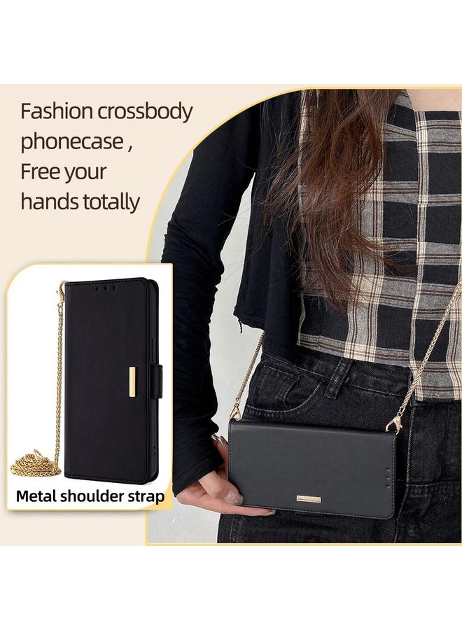 Zaboon Case For iPhone 13 Crossbody Chain Leather Phone Case - Image 2