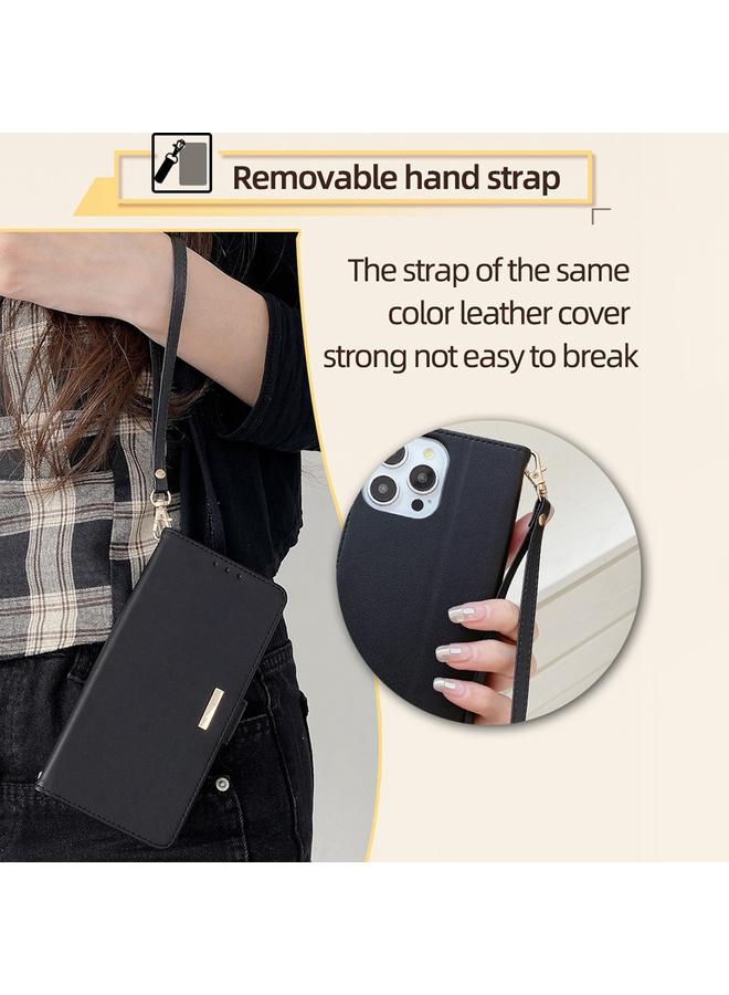 Zaboon Case For iPhone 13 Crossbody Chain Leather Phone Case - Image 5