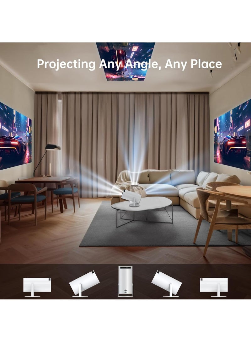 Topleo Game Projector and 2 Retro Gaming Consoles, Mini Projector with Wifi and Bluetooth, Small Portable Outdoor Movie Projector, Arcade Vision Smart HD Projector with Built in 10,000+ Retro Games - Image 4